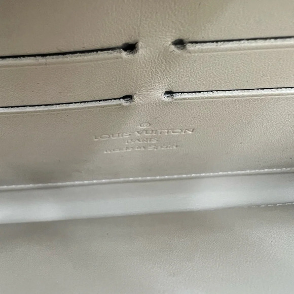 Louis Vuitton Vernis Leopard Zippy Wallet Blanc Corail- limited edition like new - Picture 6 of 6